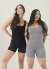 Jumpsuit cross short