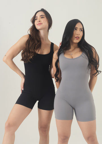 Jumpsuit cross short